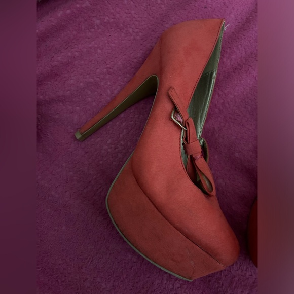 Pink bow heels - Picture 2 of 4